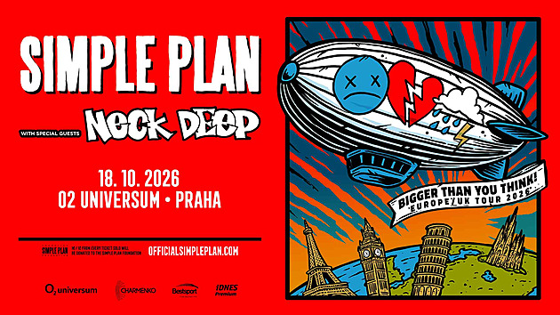 Pop-punkové ikony Simple Plan se vrací do Prahy. Přednostní nákup vstupenek