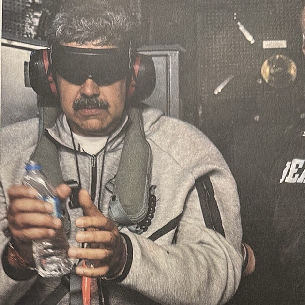 Sotva zveřejnili fotku Madura po zatčení, jeho teplákovka Nike se stala hitem sítí