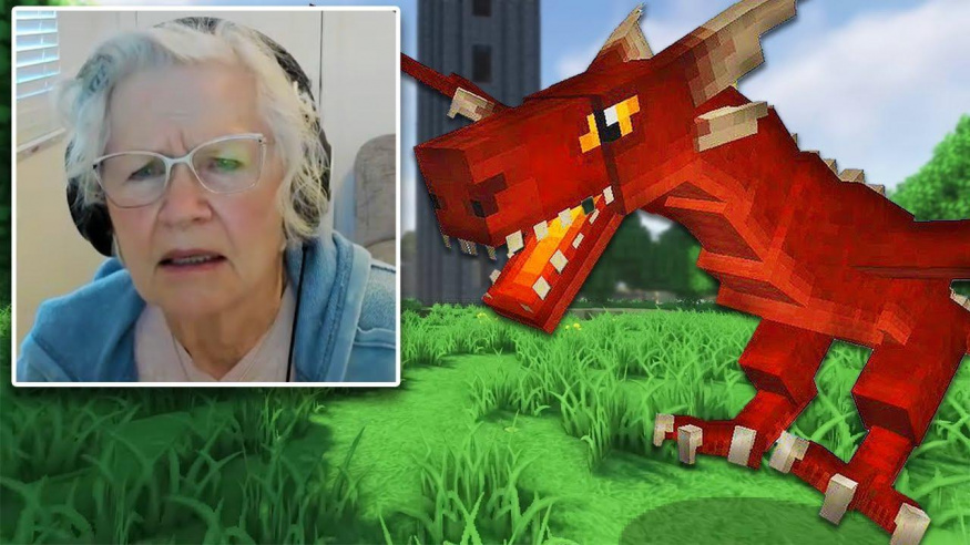 Má 81 let a v Minecraftu drtí mladé: neuvěříte, proč to tahle babička dělá