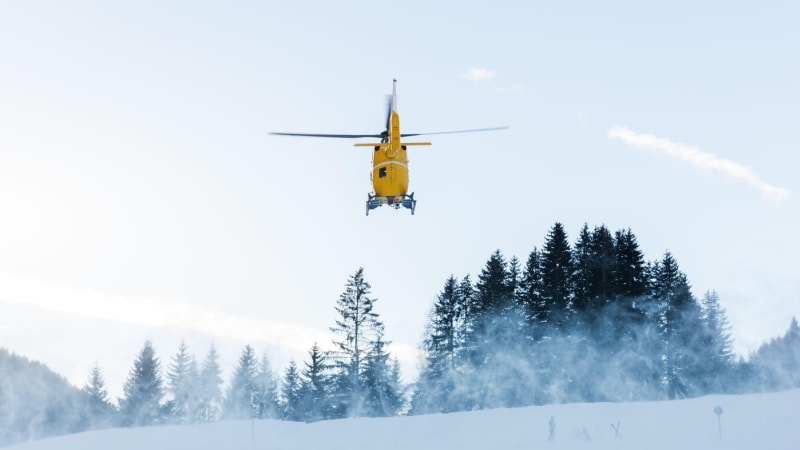 Český lyžař se zranil v Rakousku. Po srážce s Nizozemcem pro něj musel vrtulník