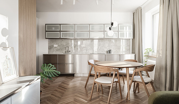 Razantní proměna v paneláku. Architekti vsadili na obnažený beton a uspěli